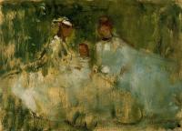 Morisot, Berthe - Women and Little Girls in a Natural Setting